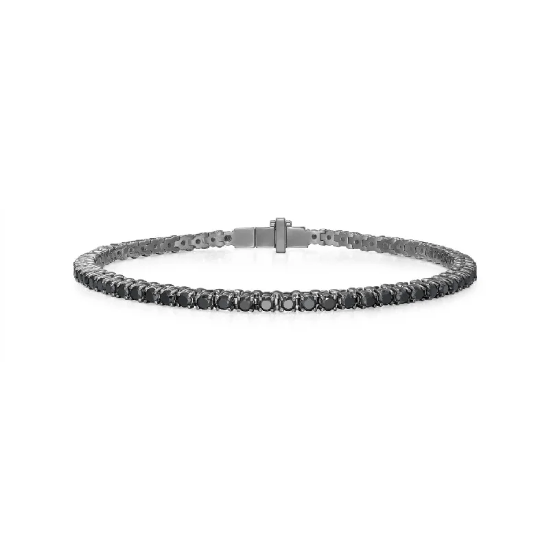 LENOX TENNIS BRACELET (Black Diamond)