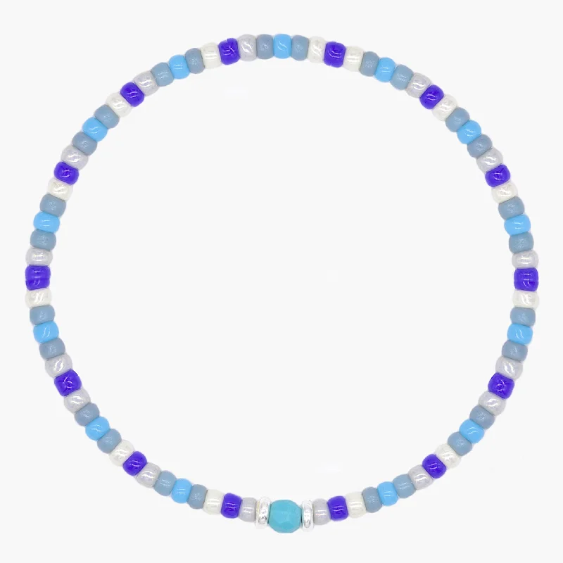 2mm Beads Dandy Bracelet (Shade Of Blue)