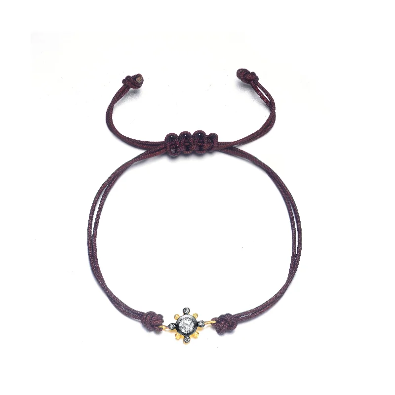 Monique Two Tone Round Cord Bracelet