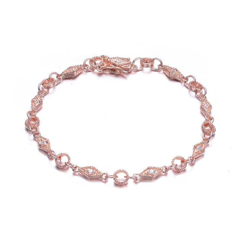 Eloise Tiny Shape Link Bracelet