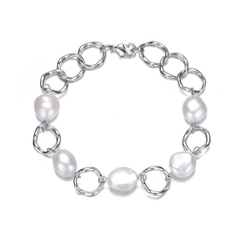 Brigitte Pearl Midi Round Bracelet