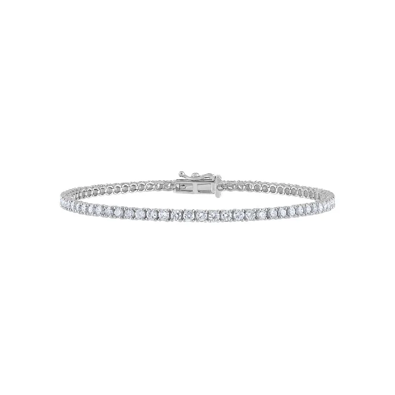 14KT GOLD DIAMOND TENNIS BRACELET