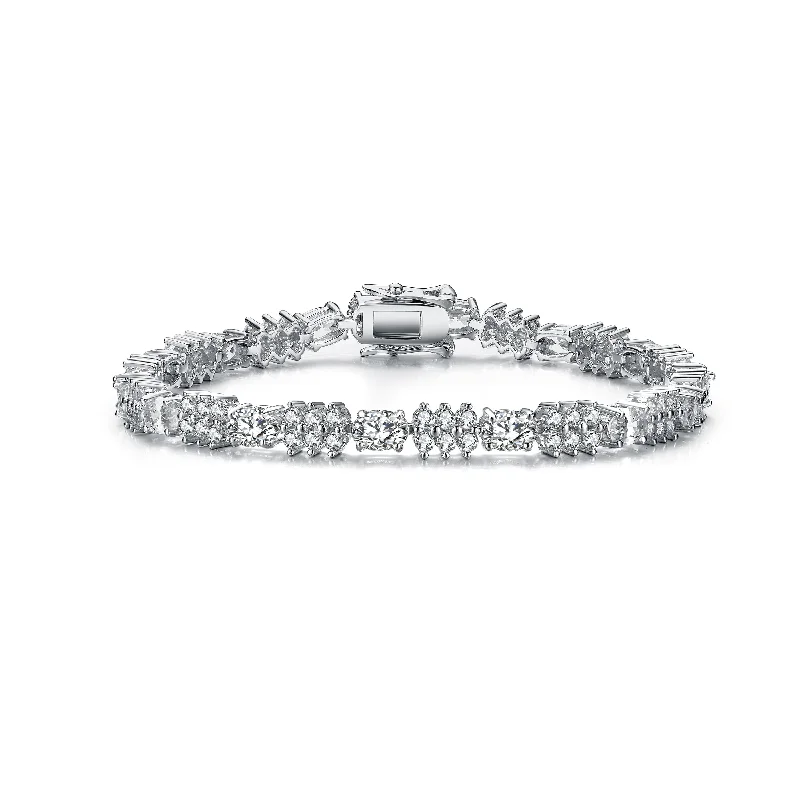 Alsace Silver CZ Bracelet