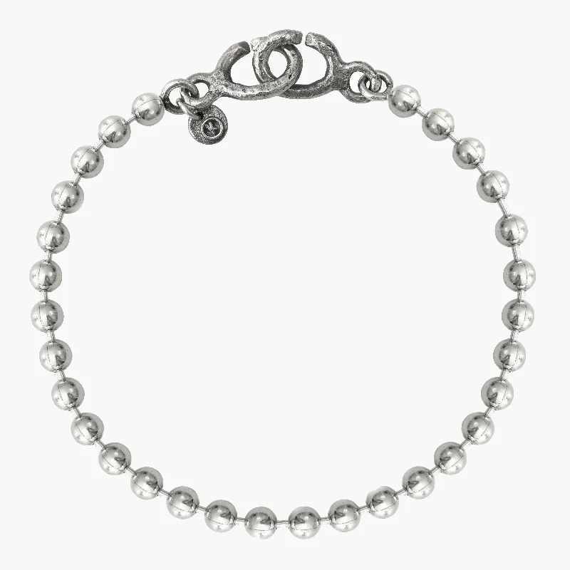 3mm Sterling Silver Ball Bracelet