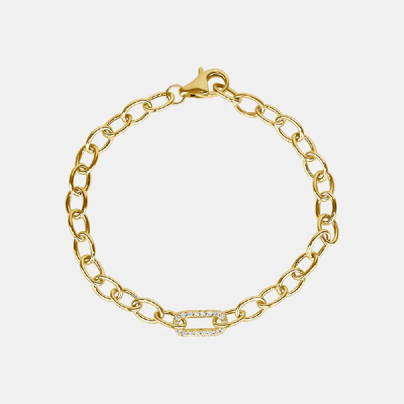 Diamond Clasp Bracelet