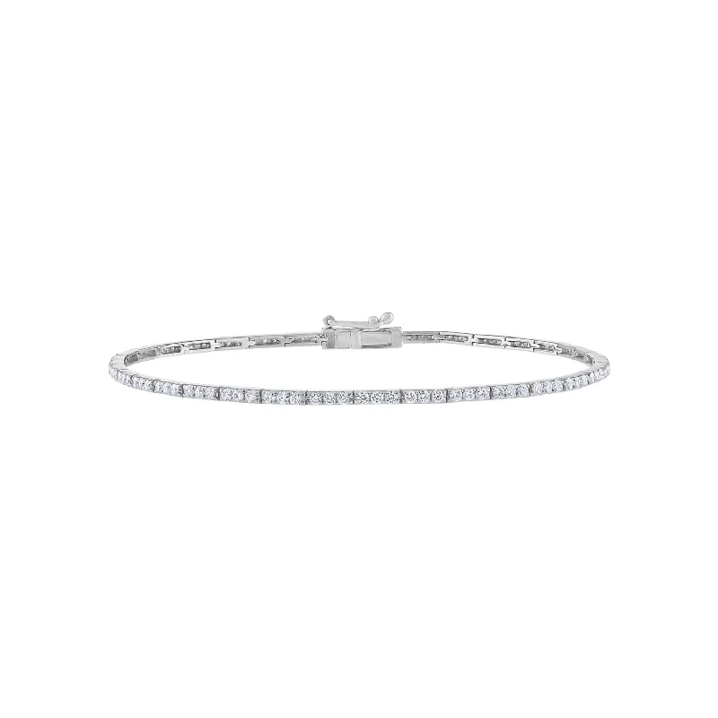 14KT GOLD DIAMOND TENNIS BRACELET