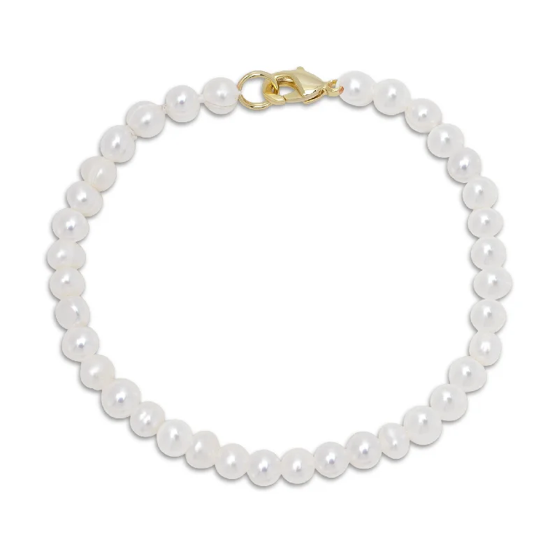 5.5" Freshwater Pearl Strand Bracelet (Baby)